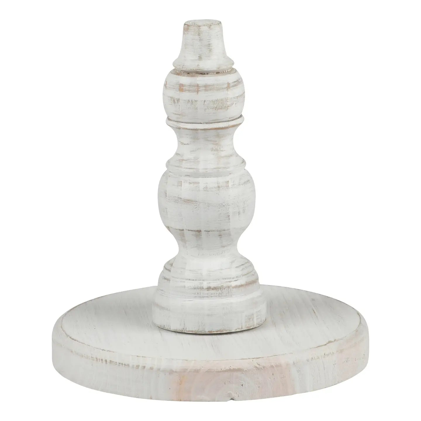 Glory Haus | Wood Base For Toppers | White