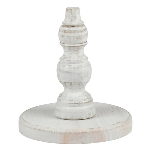 Glory Haus | Wood Base For Toppers | White