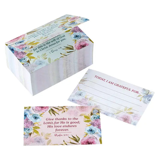 Christian Art Gifts Gratitude Jar Refill Card Pack