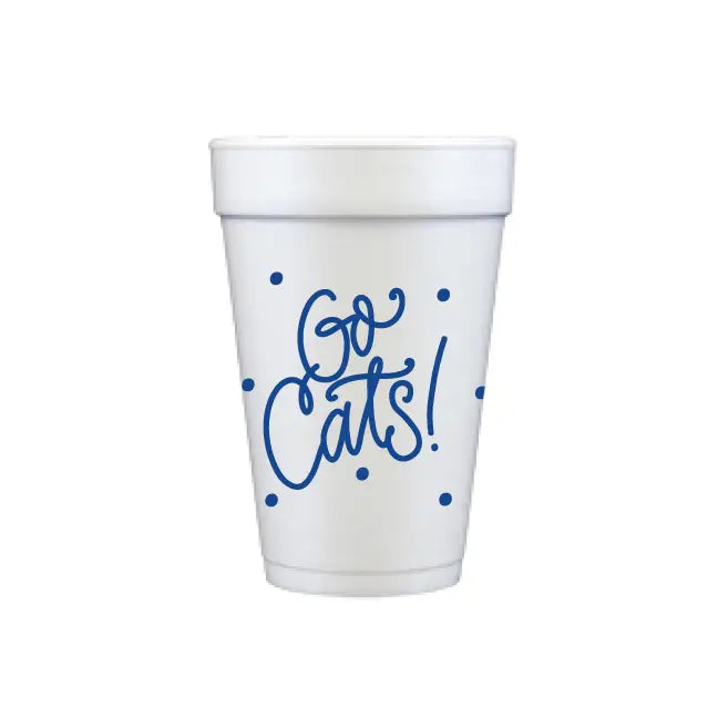 Go Cats! Styrofoam Cups