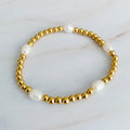 Ellison + Young | Bracelet | Gold and Pearl Bead