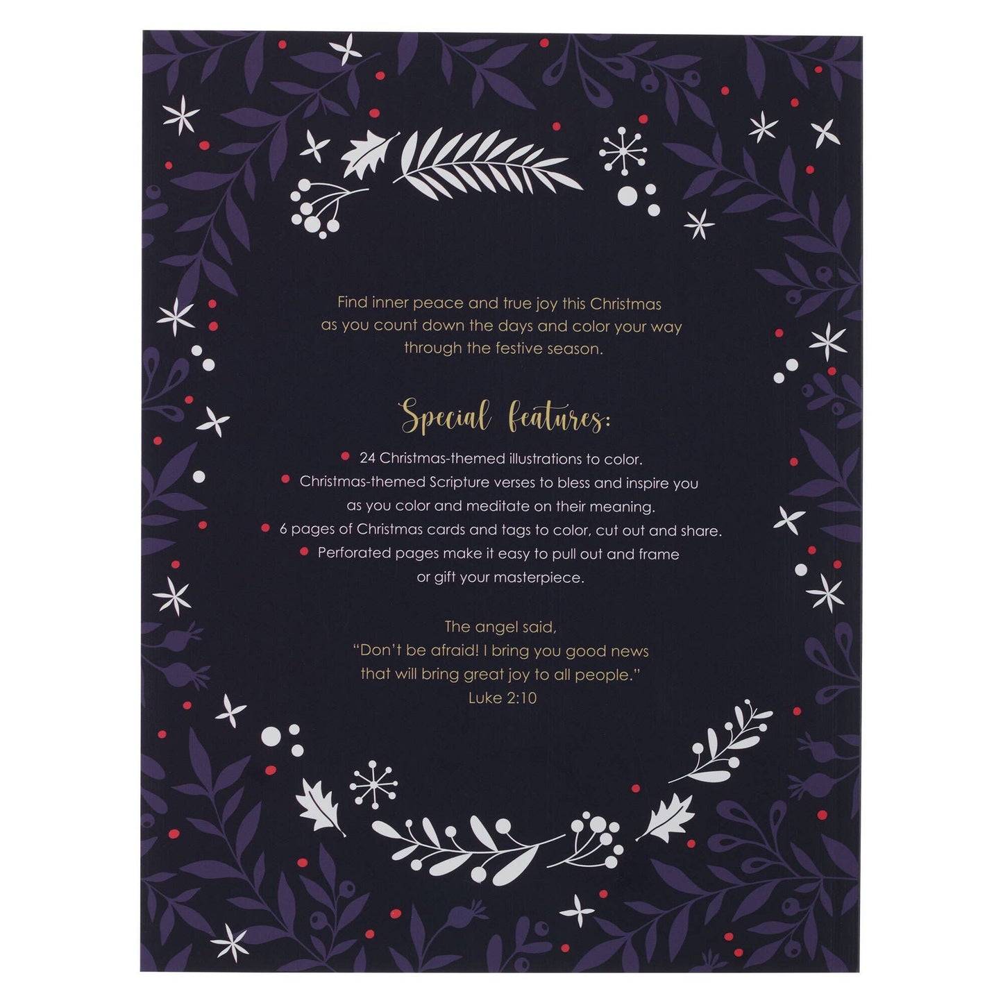 Christian Art Gifts Coloring Book Good News of Great Joy