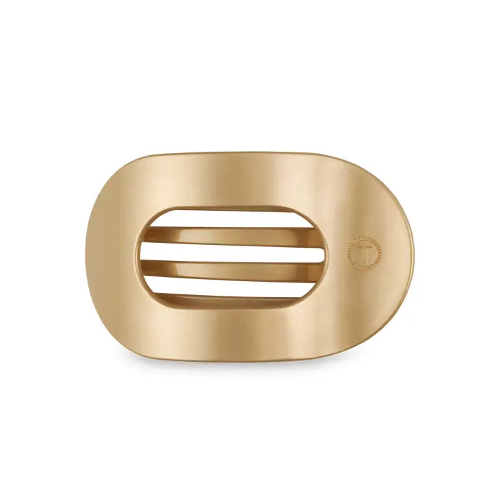 Teleties | Round Flat Hair Clip | Medium | Champagne Toast