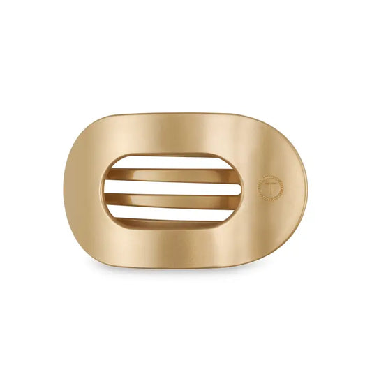 Teleties | Round Flat Hair Clip | Medium | Champagne Toast