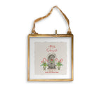 French Graffiti Merry Christmas Paducah Tea Towel