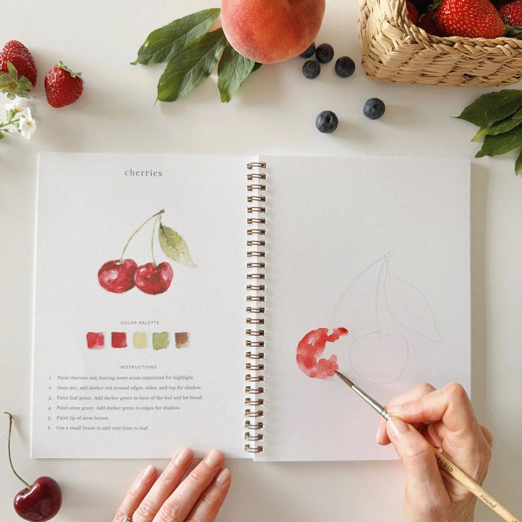 Emily Lex | Watercolor Workbook | Fruit