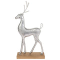 Boston International Silver Deer Christmas 15.75"