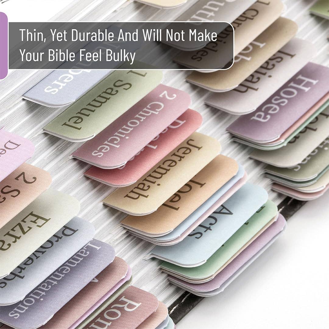 Mr. Pen | Morandi Bible Tabs Laminated | 75 Pack