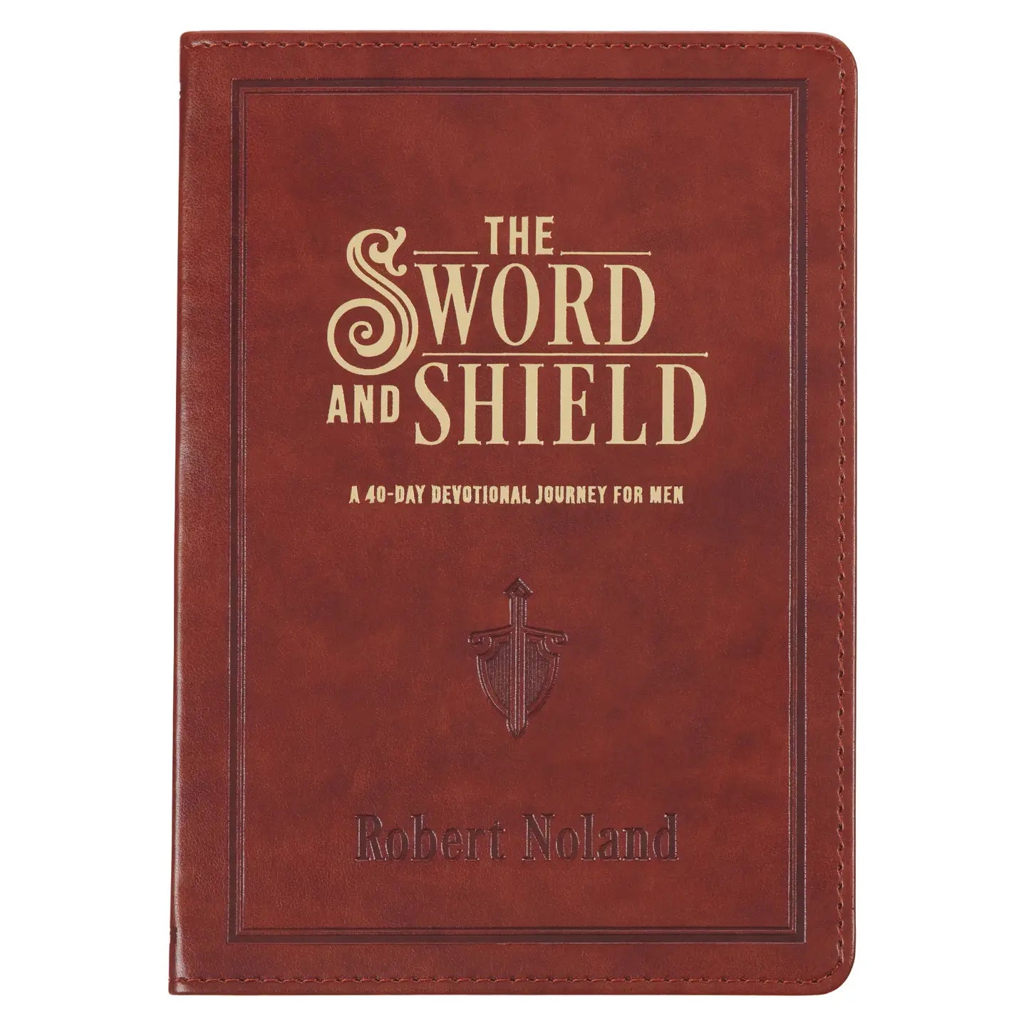 Christian Art Gifts | Devotional | The Sword and Shield, Faux Leather