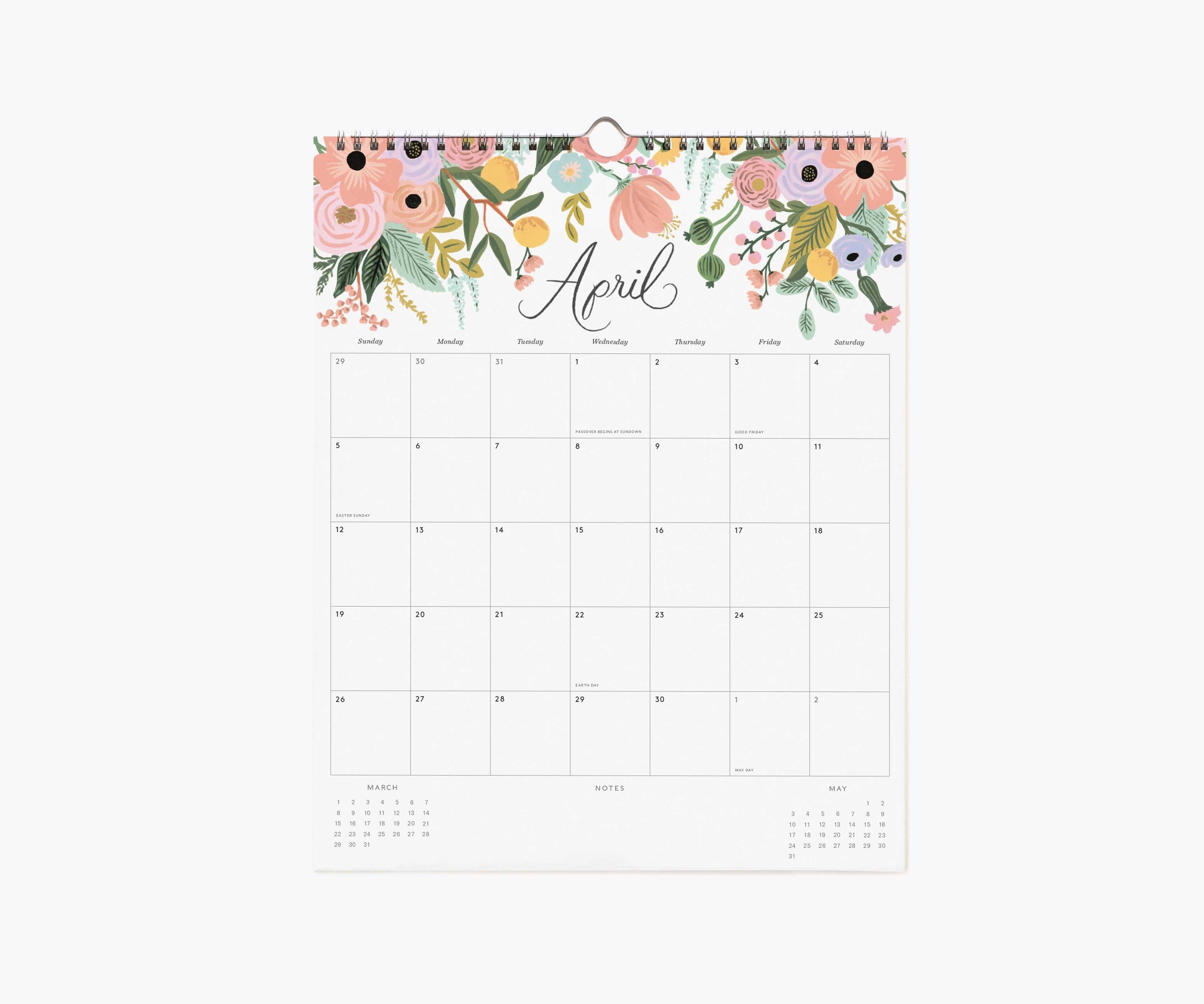 Rifle Paper Co. 2026 Dahlia Appointment Calendar