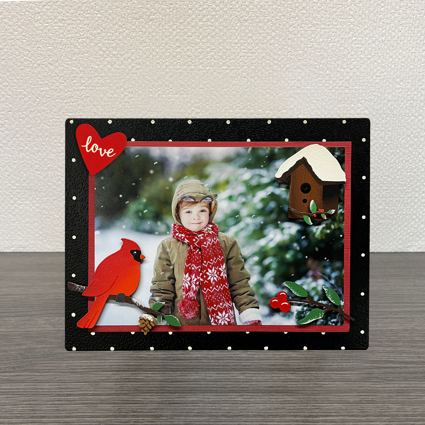 Roeda Studios Winter Birdhouse Magnet Set