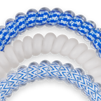 Spiral Hair Coils | Small | Go Big Blue! Hair Ties