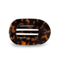 Teleties | Round Flat Hair Clip | Small | Tortoise