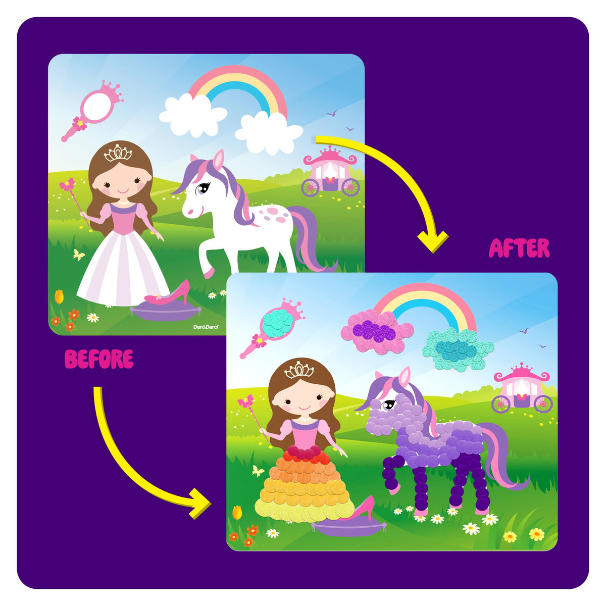 Dan & Darci | Dot Sticker Art Book for Kids