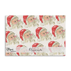 French Graffiti Santa with Red Hat Paper Placemats