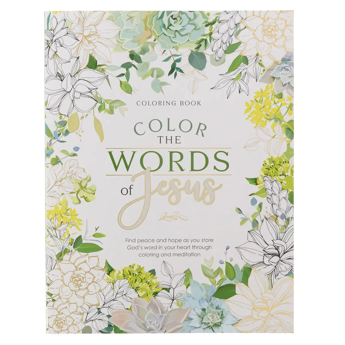 Christian Art Gifts | Coloring Book | Color the Words of Jesus