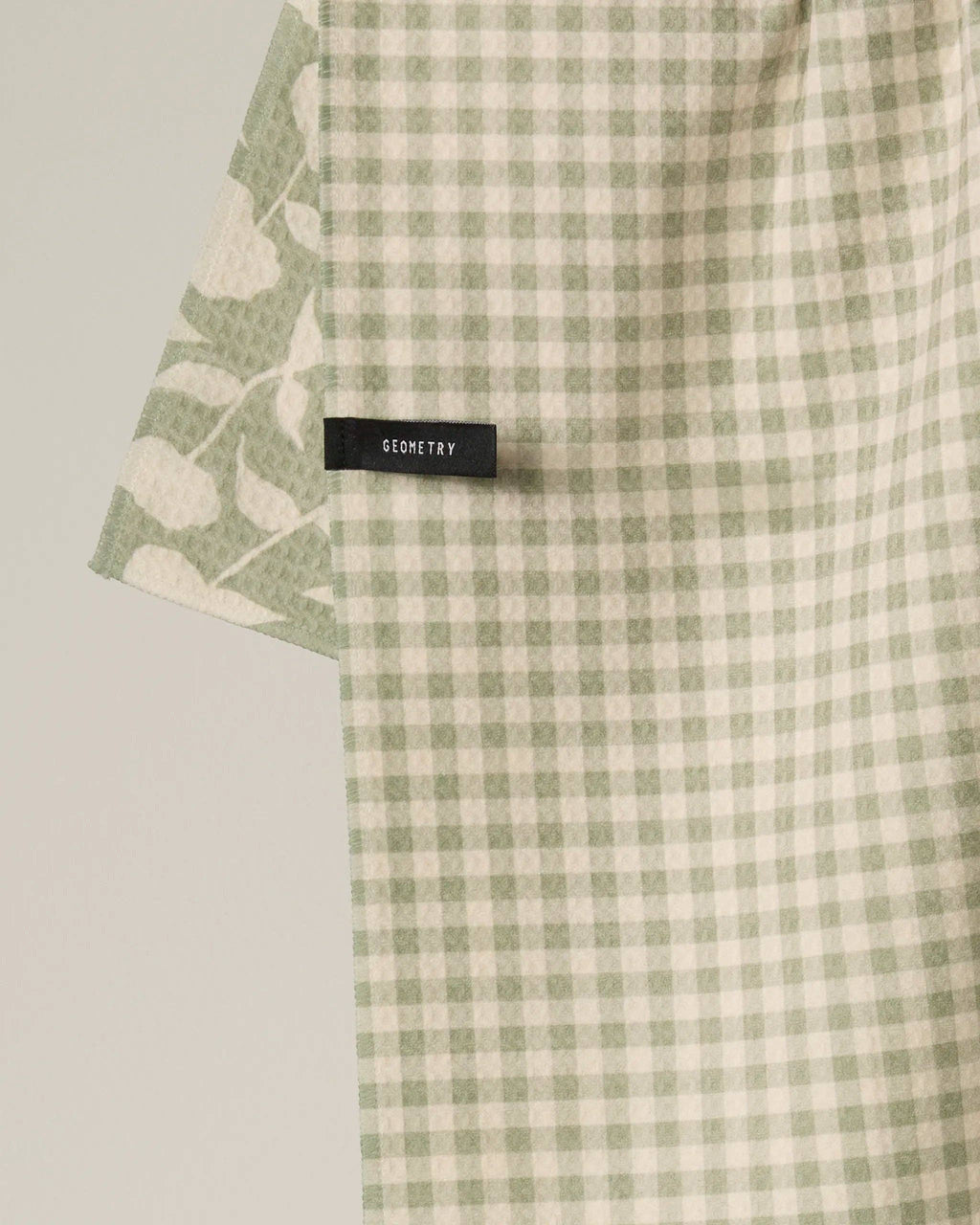 Geometry | Luxe Tea Towel | Sage Blossom