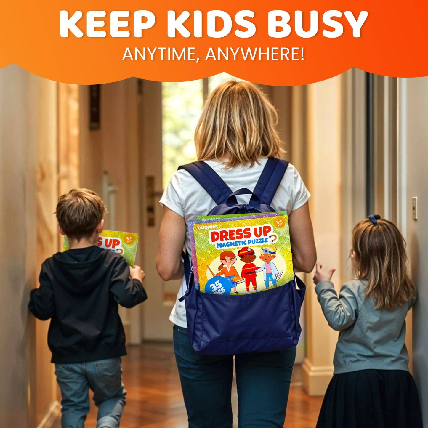 Quokka Magnetic Dress-Up Dolls for Kids| Profession