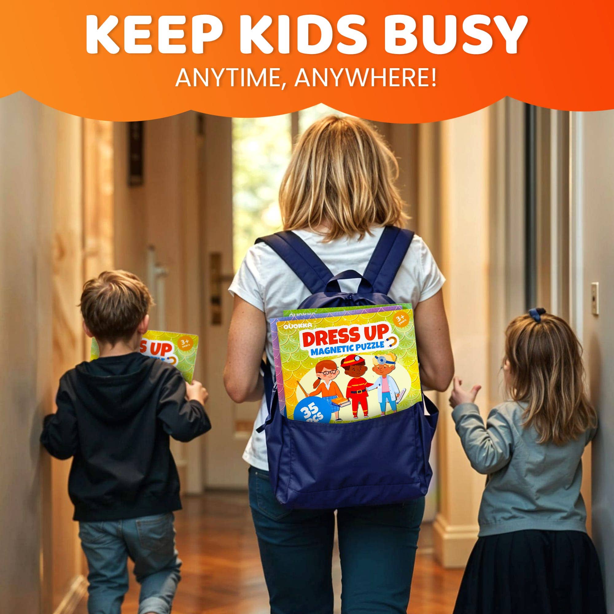 Quokka Magnetic Dress-Up Dolls for Kids| Profession