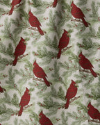 Geometry | Luxe Tea Towel | Winter Crimson