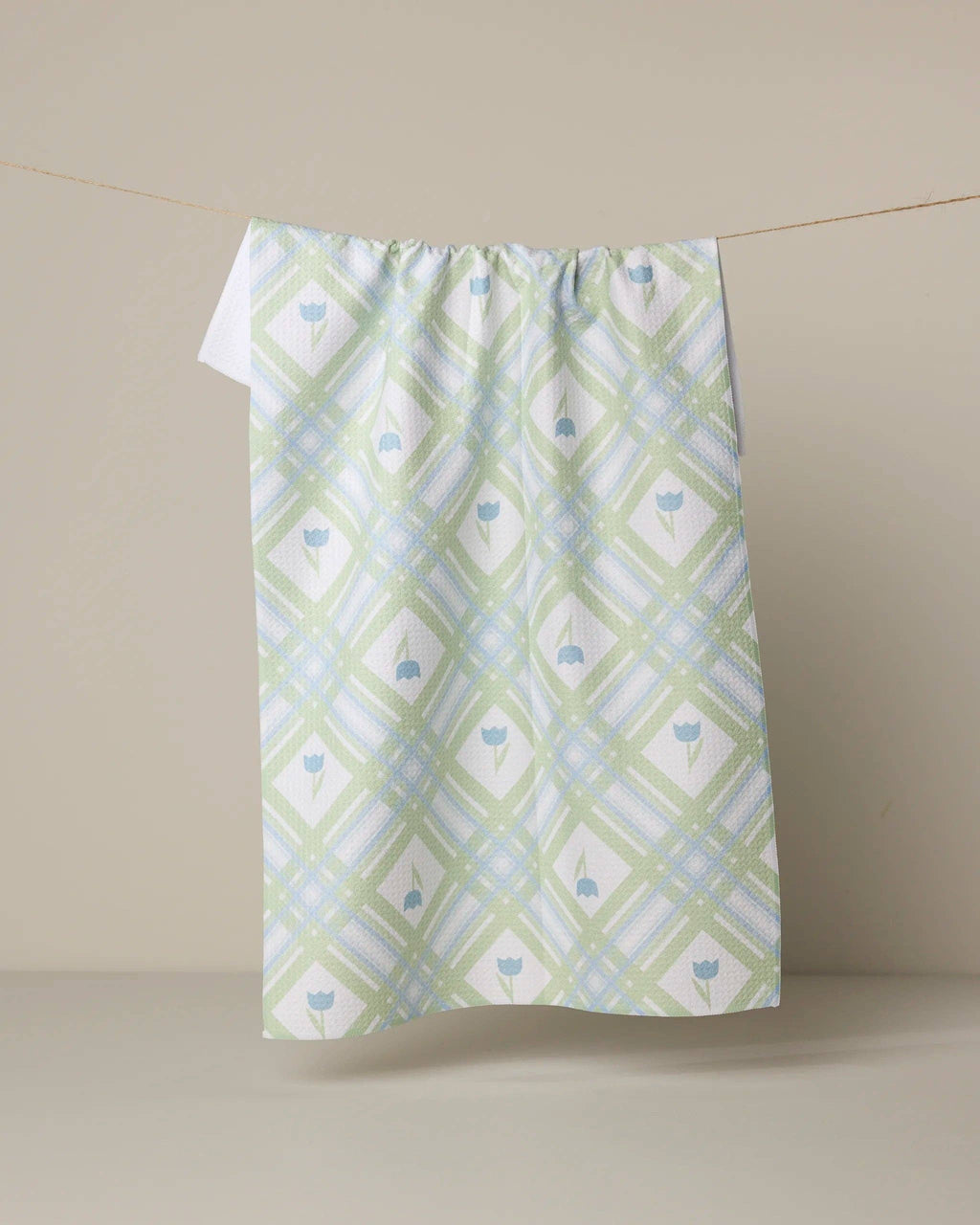 Geometry | Tea Towel | Tulip Lattice