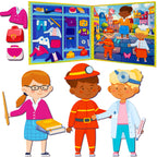 Quokka Magnetic Dress-Up Dolls for Kids| Profession