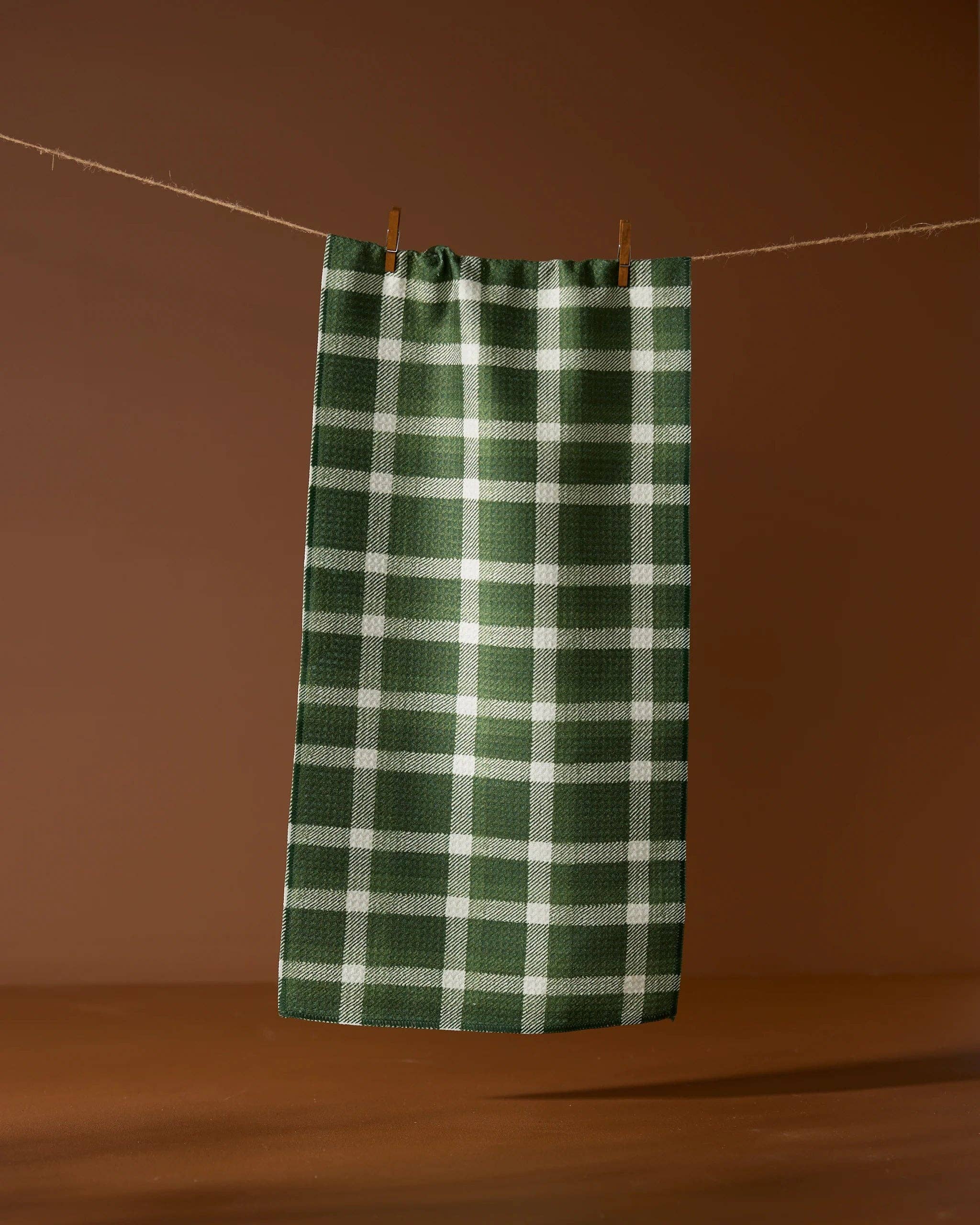 Geometry | Bar Towel | Wicklow Green