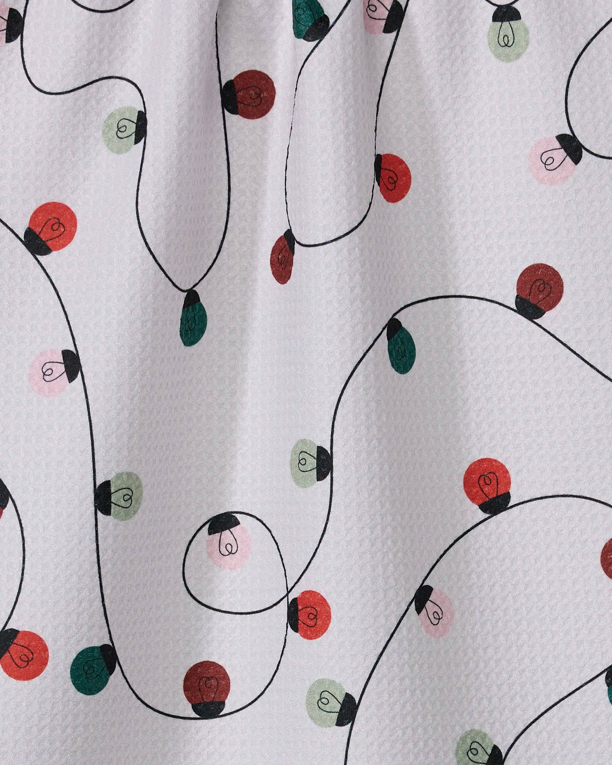 Geometry | Tea Towel | Holiday Lights