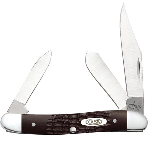 Case Knife | Jigged Brown Synthetic | Medium Stockman | 00217