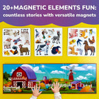 Quokka Travel Magnetic Book Farm Animals