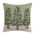 Peking Handicraft Winter Trees Hook Pillow