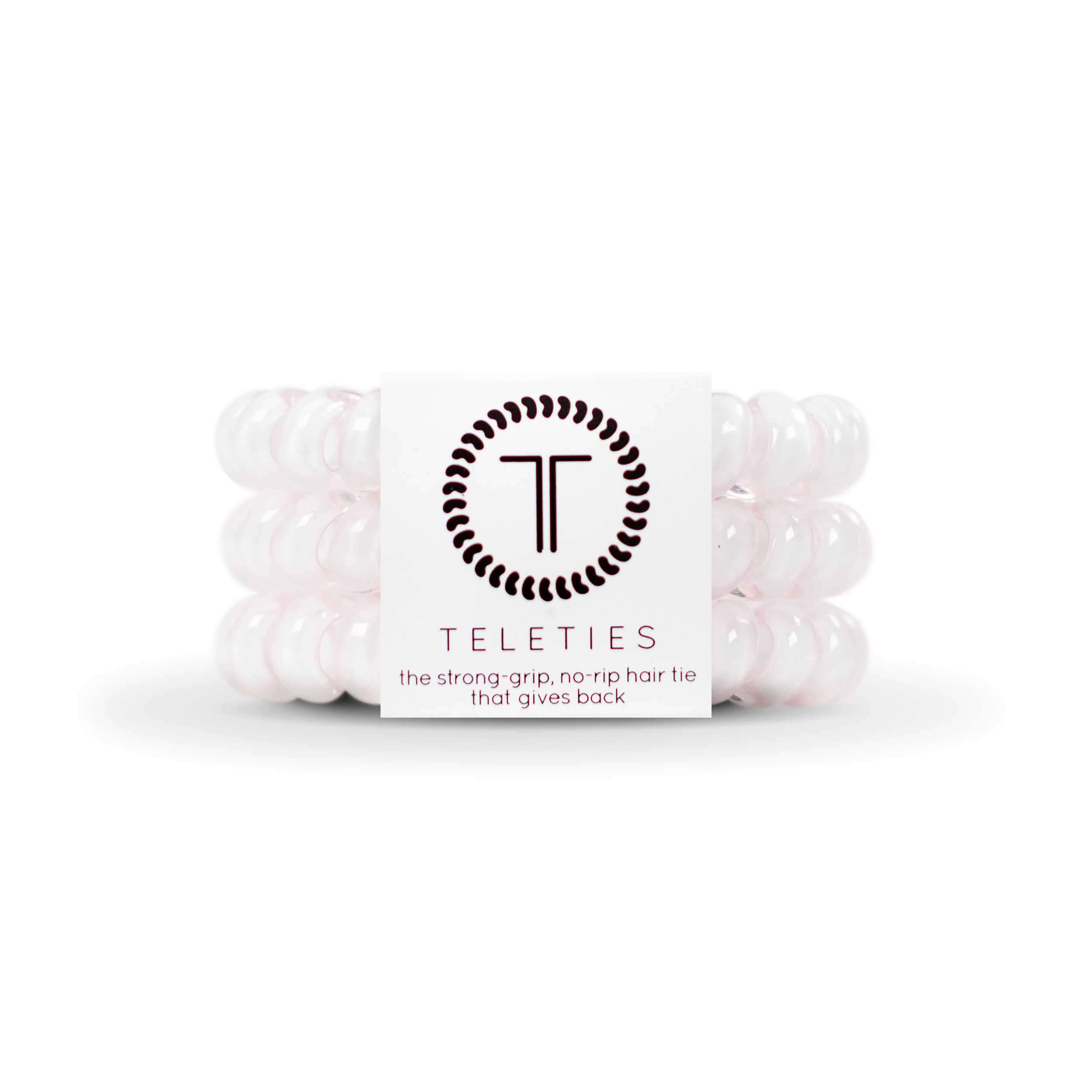Spiral Hair Coils | Large | Rose Water Pink Hair Ties