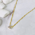 Ellison + Young | Necklace | Baguette Cut Stone Pendant