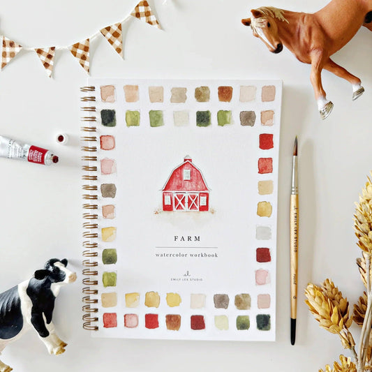 Emily Lex | Watercolor Workbook | Farm