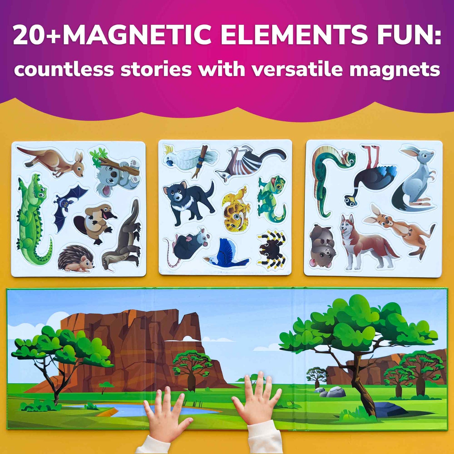 Quokka Travel Magnetic Book | Australian Animals