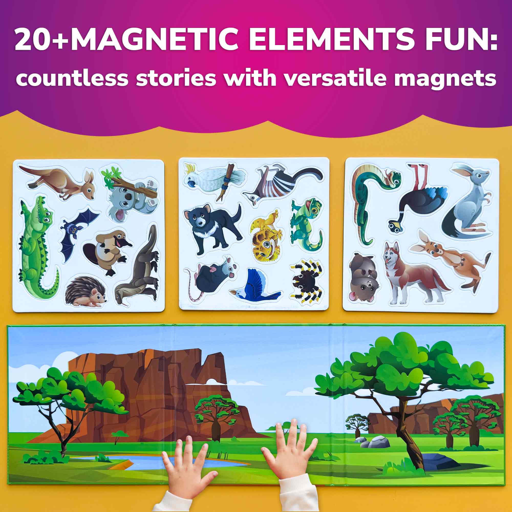 Quokka Travel Magnetic Book | Australian Animals