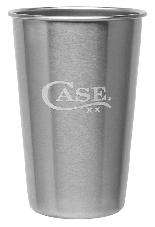 Case Knife Stainless Steel Pint Glass