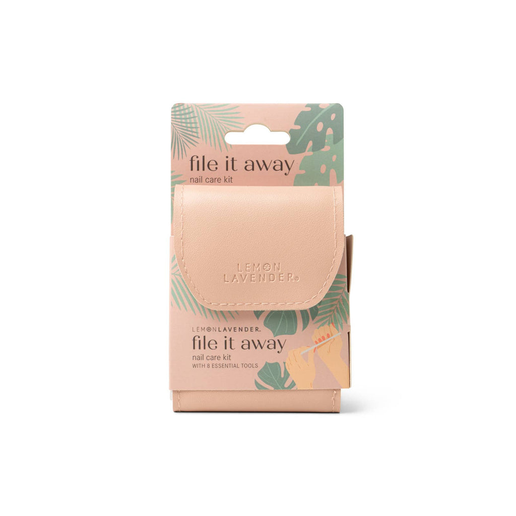 DM Merchandising | File It Away Nail Care Kit | Lemon Lavender