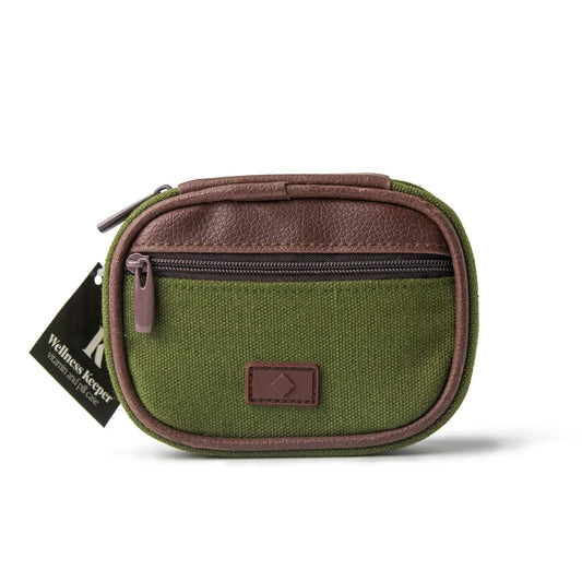Fashion Smart Men's Pill and Vitamin Case - Green