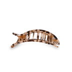 Teleties | Flat Round Hair Clip | Medium | Blonde Tortoise