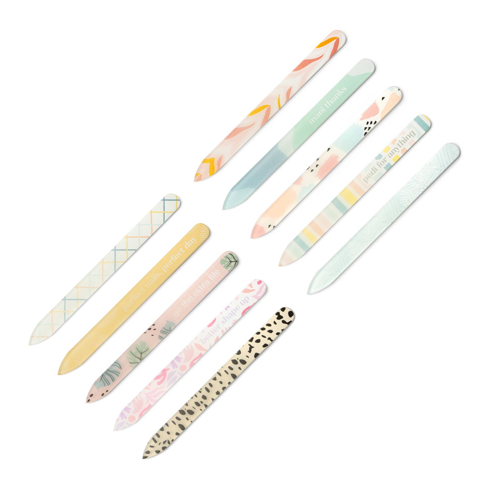 DM Merchandising | Glass Nail Files | Lemon Lavender