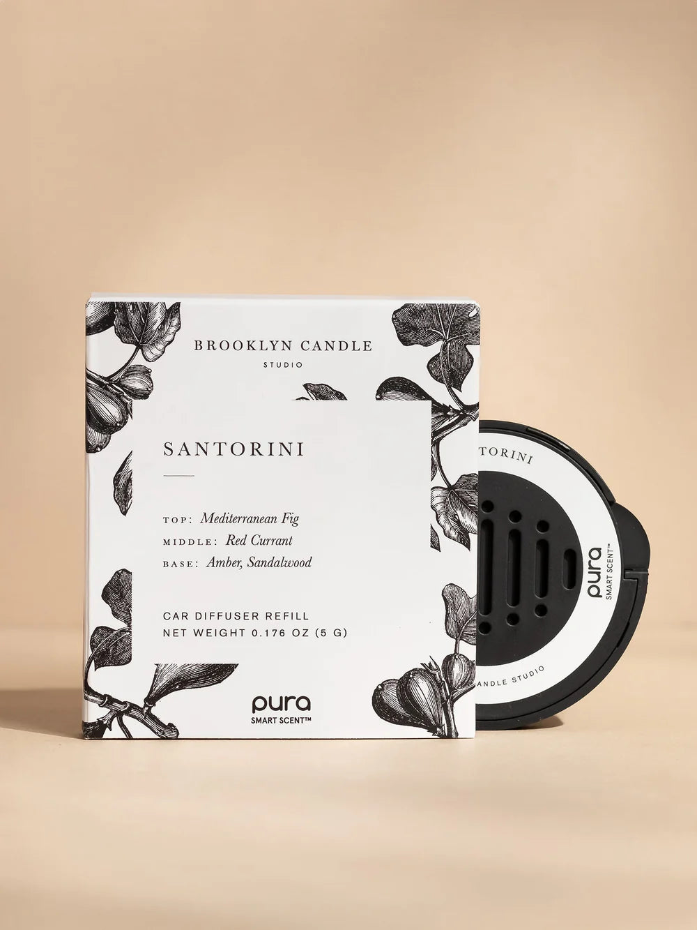 Pura Brooklyn Candle Santorini Car Refill