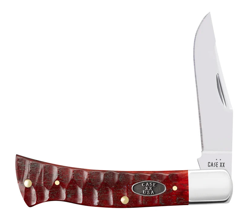 Case Knife | 51546 | Old Red Bone Gator Jig Axe Handle