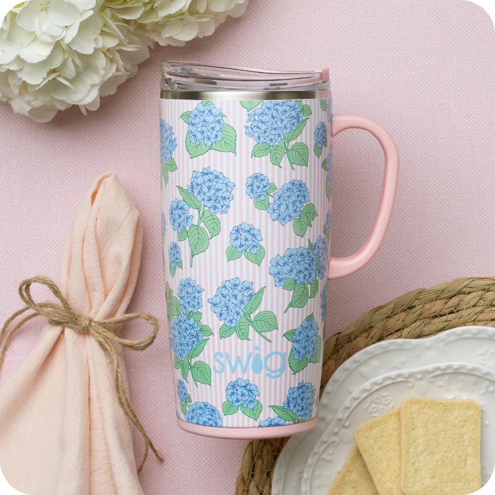SWIG | Hydrangea | Travel Mug 22oz