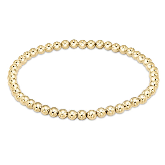 MIA Jewelry 4mm Gold Beaded Bracelet