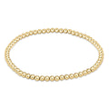 MIA Jewelry | Bracelet | 3mm Gold Beaded Bracelet