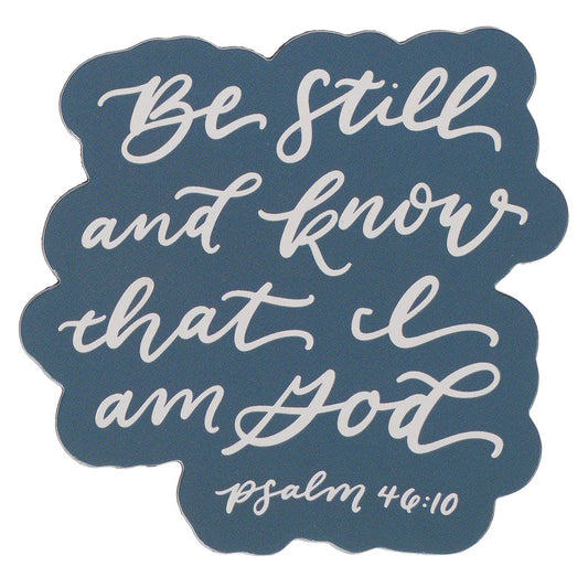 Christian Art Gifts Magnet Be Still And Know
