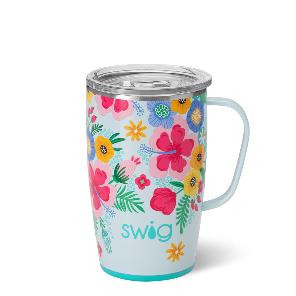 SWIG Island Bloom Travel Mug 18 oz