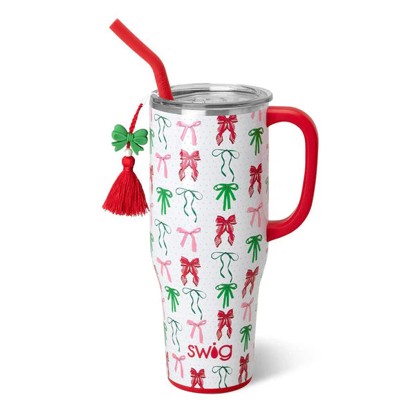 SWIG Ribbons and Bows Mega Mug 40OZ