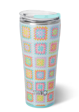 SWIG | Granny Squares | Tumbler 32oz